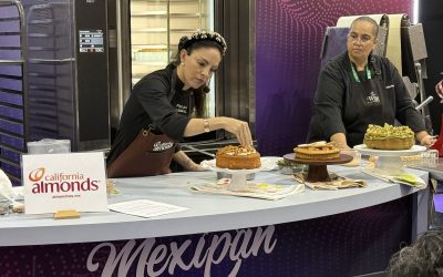 Paulina Abascal conquista Mexipan con tres postres elaborados con Almendras de California
