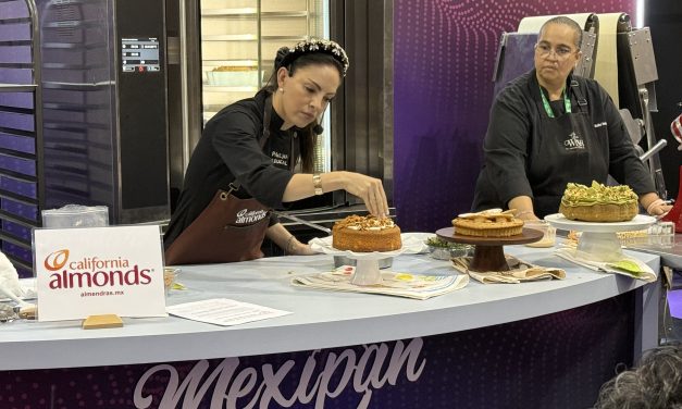 Paulina Abascal conquista Mexipan con tres postres elaborados con Almendras de California